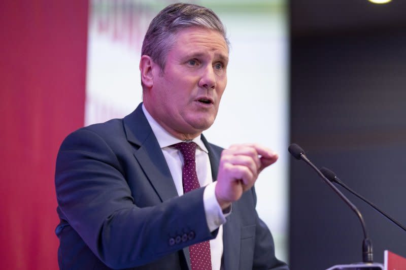 British Labor Party Leader Keir Starmer appears on track to becoming the next British prime minister after an authoritative exit poll showed his party scoring a landslide win in Thursday's snap election. File Photo by Tolga Akmen/EPA-EFE