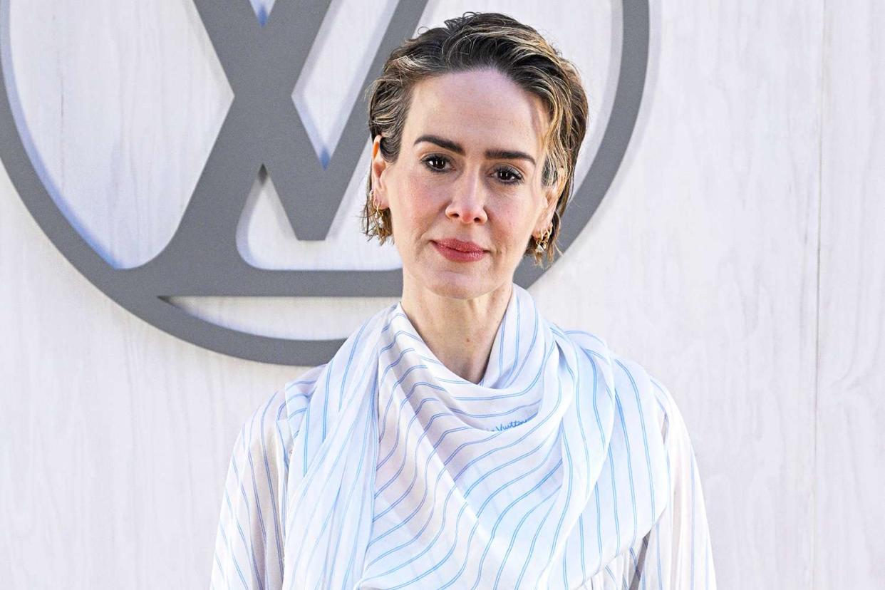 <p>Kristy Sparow/Getty</p> Sarah Paulson in March 2024