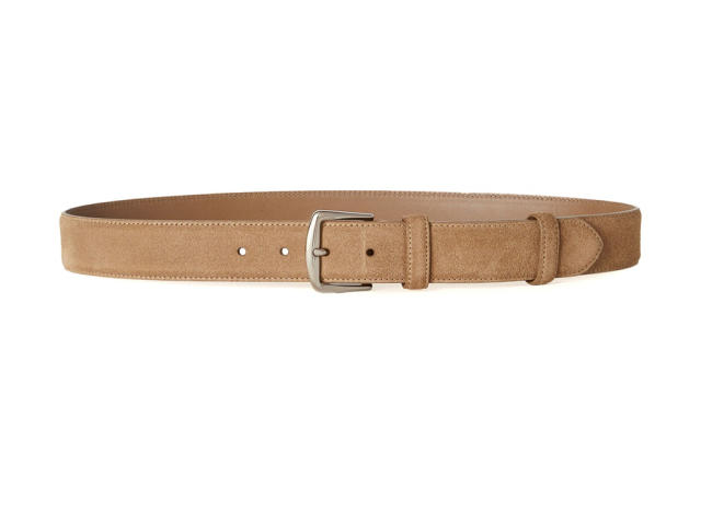 RL Leather-Trim Webbed Belt for Men, Ralph Lauren® UK