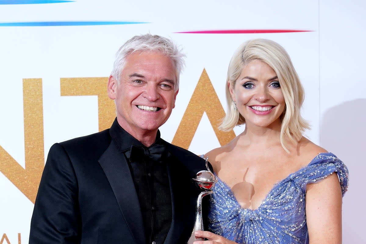 TV bosses are said to be concerned for Phillip Schofield and Holly Willoughby’s security at this year’s NTAs (PA Archive)