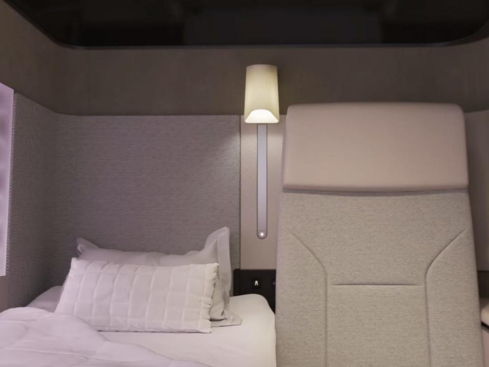 Qantas A350-1000 first class.