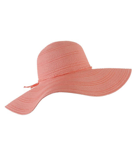 Bow Accent Floppy Hat 