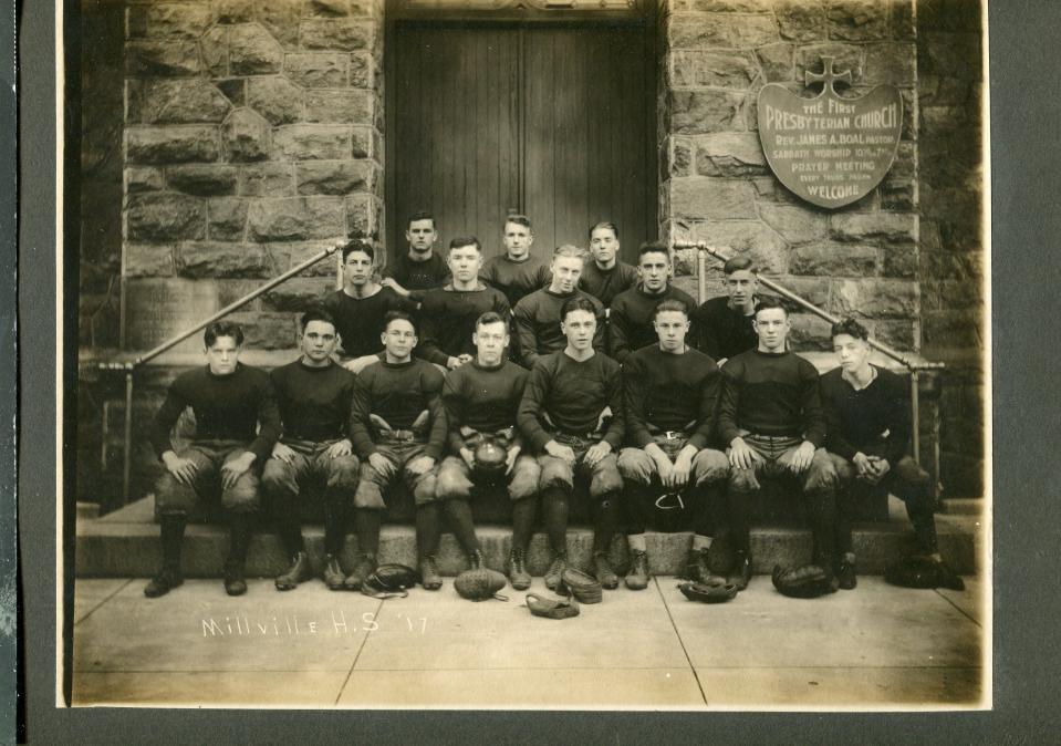 The Millville High School football team of 1917 will be inducted into the Thunderbolt Club Hall of Fame on Nov. 26.