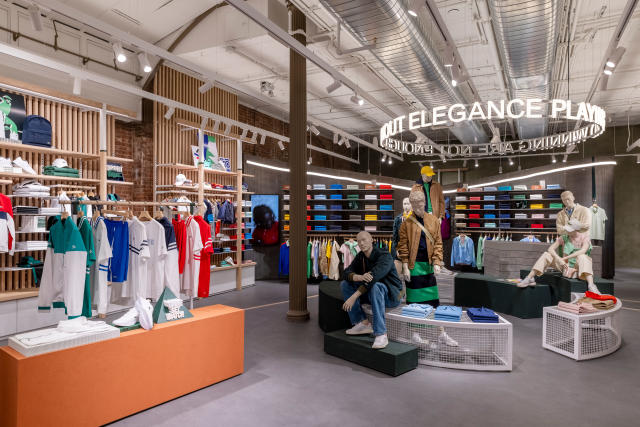 Lacoste Revamped Flagship, Format in SoHo