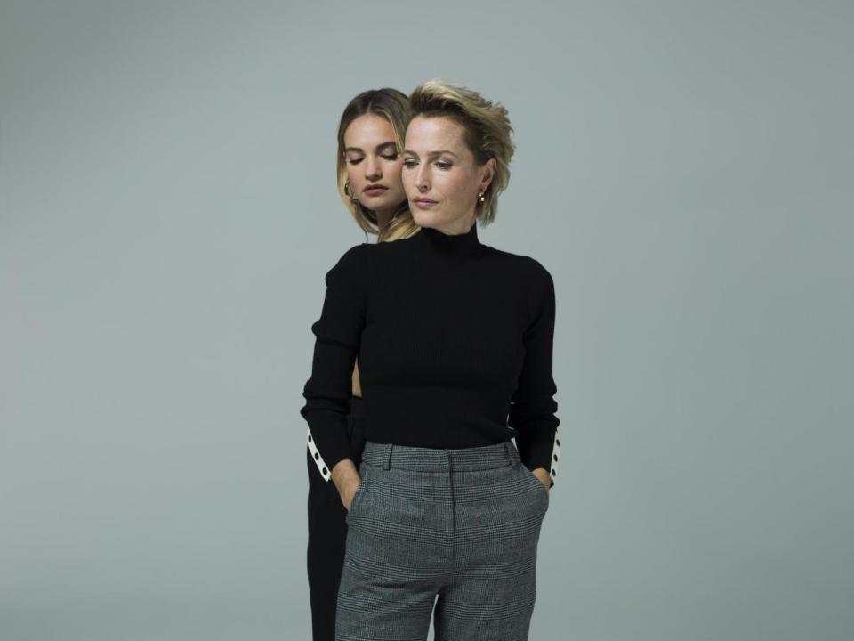 Lily James and Gillian Anderson will star in All About Eve (Perou)