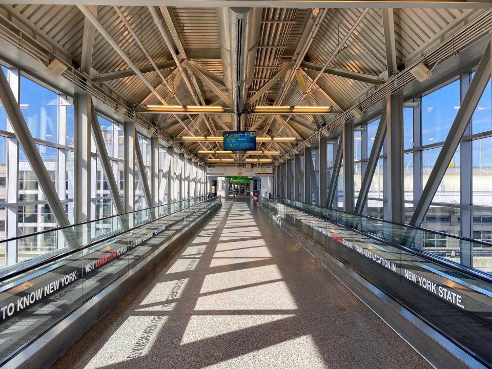 Flying from JFK Airport during pandemic