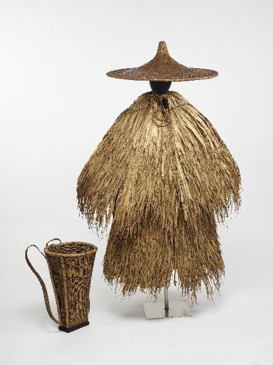 Waterproofs for a worker in Southern China, 1800 – 1860 (Trustees of the British Museum)