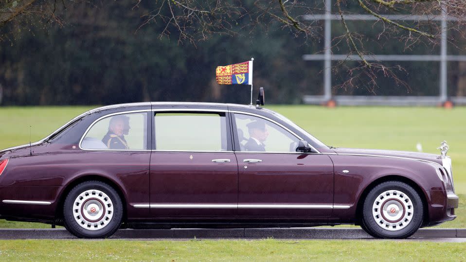 king charles iii inspects 200th sovereign's parade at royal military academy sandhurst