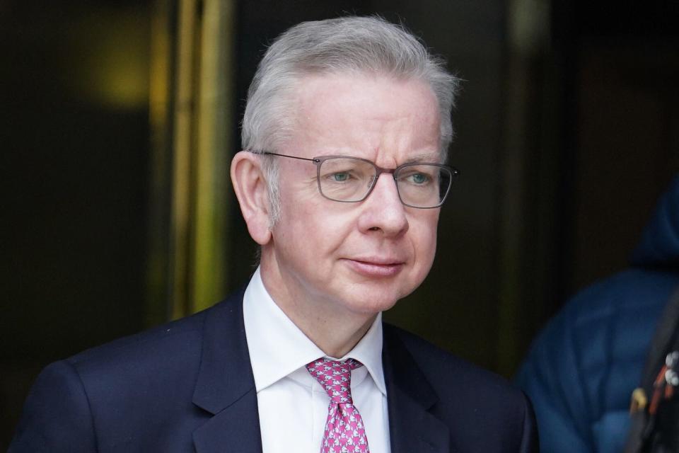 Michael Gove has announced he will not be standing at the General Election (PA Wire)