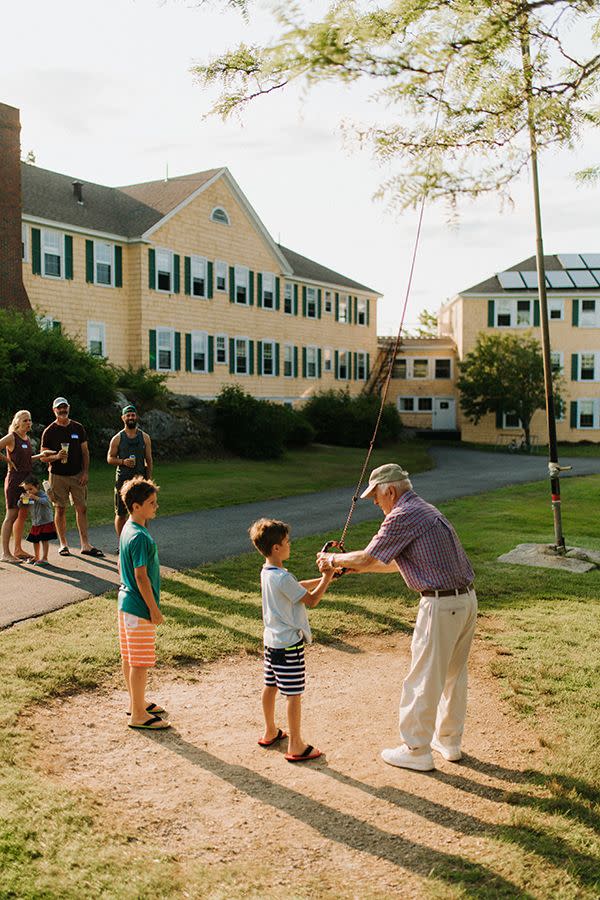 the kids' club at the sebasco harbor resort, a good housekeeping pick for best family vacation destination