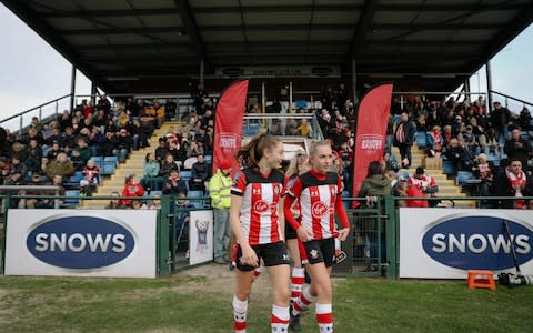 Southampton FC Women in action - Credit: TOM SHAW