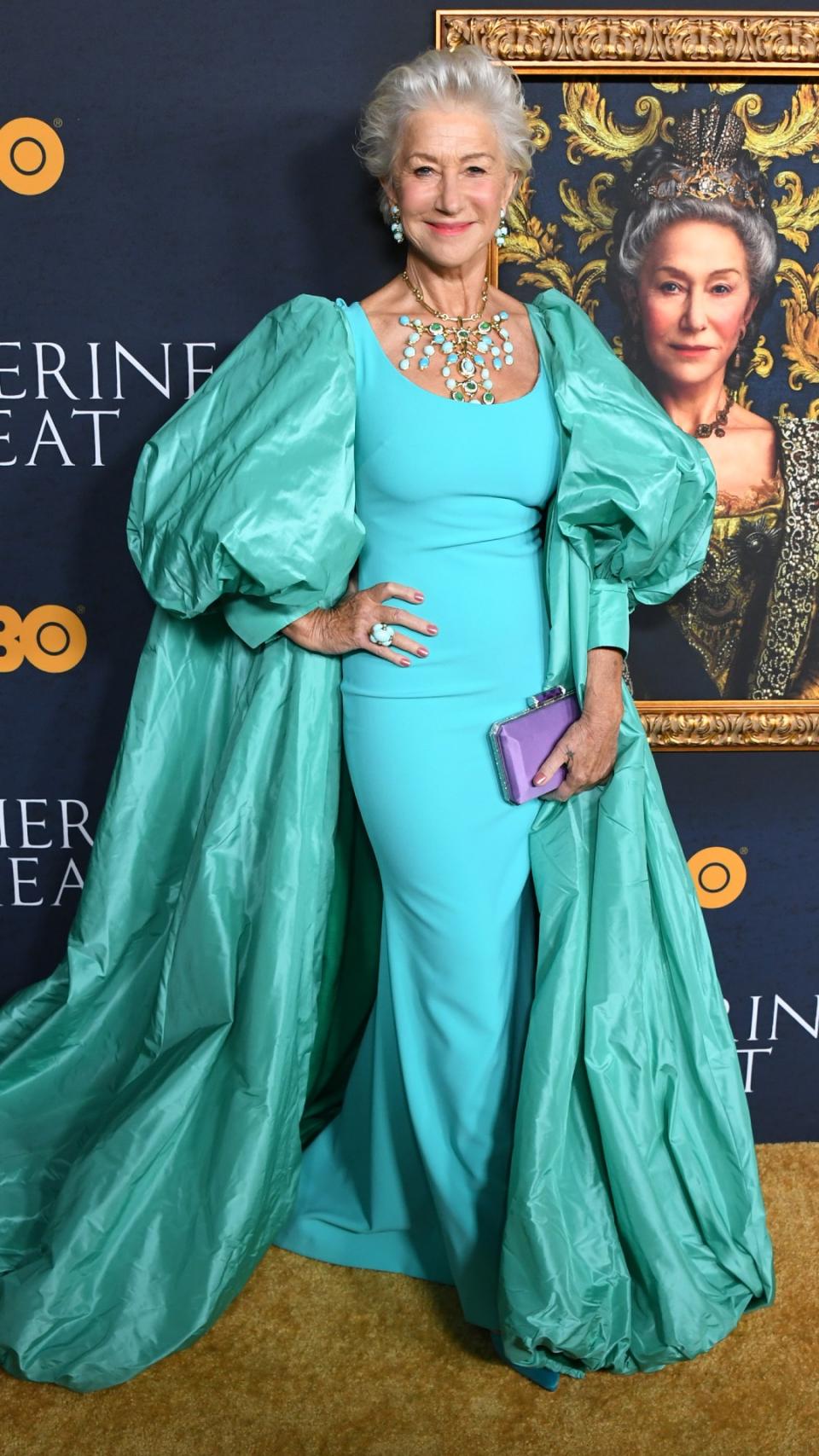 Helen Mirren at the premiere of Catherine the Great