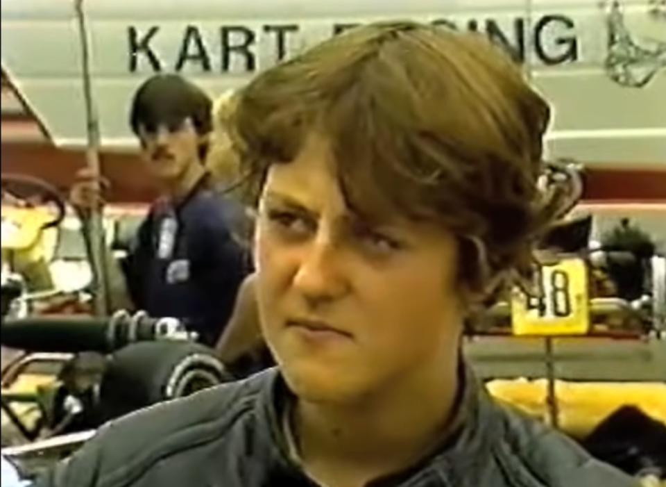 Michael Schumacher en un reportaje de una televisión alemana cuando competía en el Mundial Junior de Karting. (Foto: YouTube / Ben Mets).