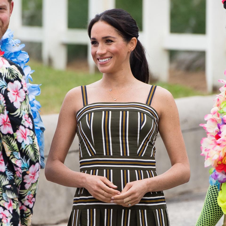 The Duchess of Sussex, Meghan Markle, wore another Australian name while on her first royal tour abroad.