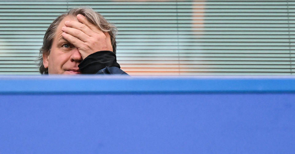 Chelsea owner Todd Boehly attends the English Premier League football match between Chelsea and Everton at Stamford Bridge in London on March 18, 2023.