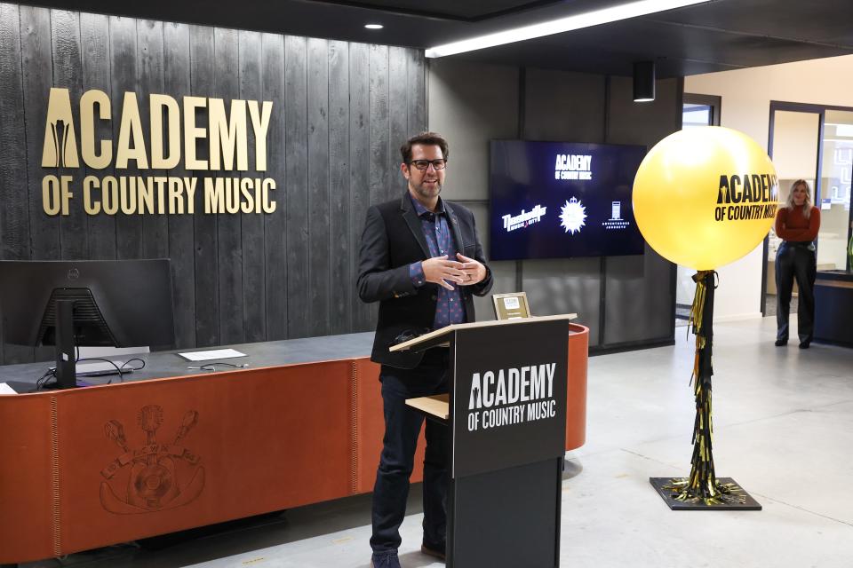 ACM Chief Executive Officer Damon Whiteside attends a Ribbon Cutting ceremony officially opening the new Nashville headquarters at ACM Headquarters on December 14, 2022 in Nashville, Tennessee.