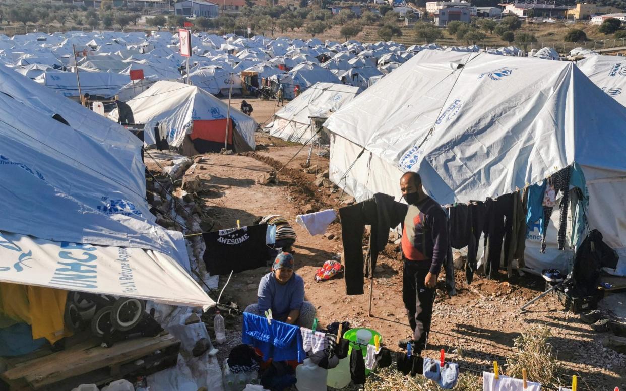 Kara Tepe is now Lesbos' main migrant camp - ANTHI PAZIANOU/AFP via Getty Images