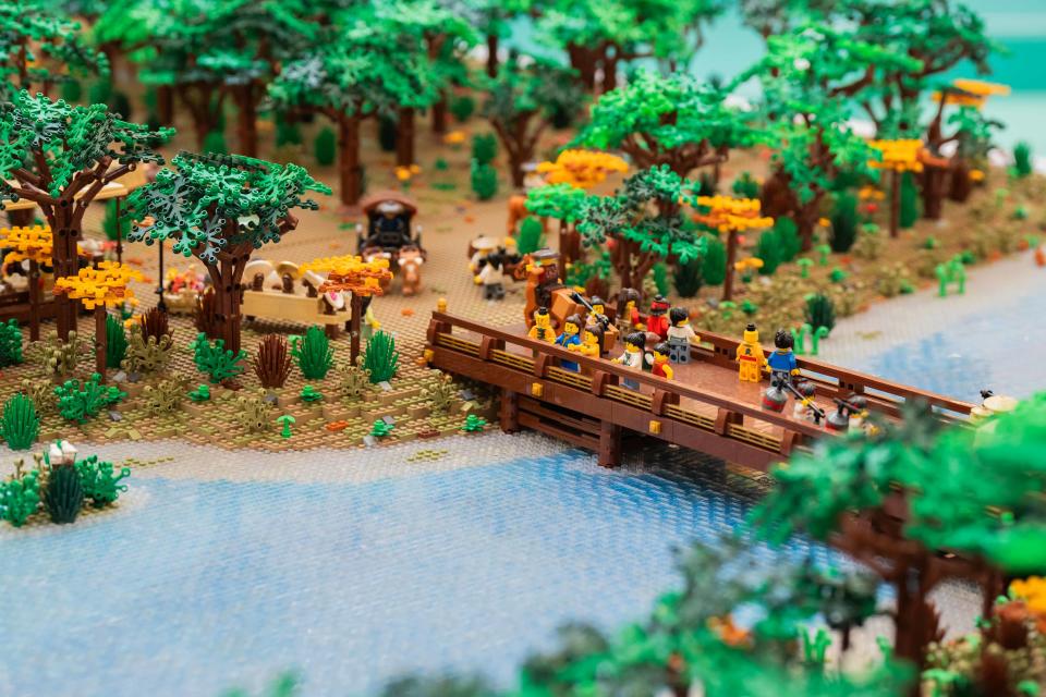 Lego樂高版《清明上河圖》｜沙田新城市廣場