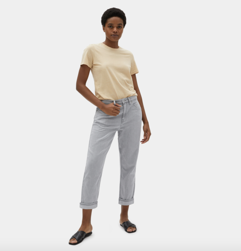 The Super-Soft Straight Leg Jean in Ash