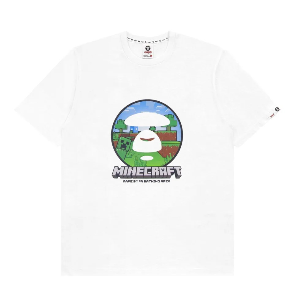 MINECRAFT TEE NT$2,399 AAPE BY A BATHING APE&#xae; &#xd7; MINECRAFT&#x003002;&#x00ff08;AAPE&#x0063d0;&#x004f9b;&#x00ff09;