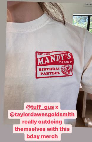 <p>Mandy Moore/Instagram</p> Mandy Moore's birthday merchandise