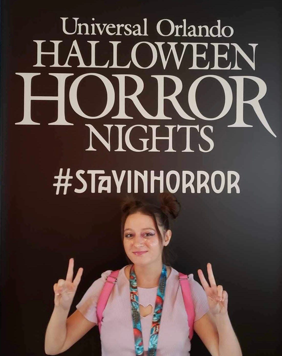 Leah Russo has a hard time traveling with Crohn's disease but says the one thing she wanted to experience this year was Halloween Horror Nights at Universal Orlando Resort.