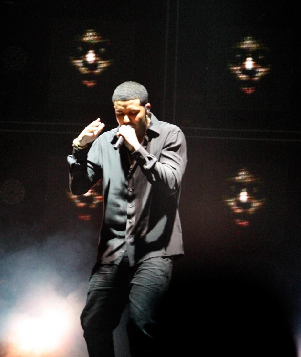 Drake performs at Rupp Arena in Lexington, Ky., Weds., February 22, 2012. ©2012 Herald-Leader