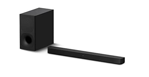 Sony HT-S400 2.1ch Soundbar with Powerful Wireless subwoofer, S-Force PRO Front Surround Sound,…