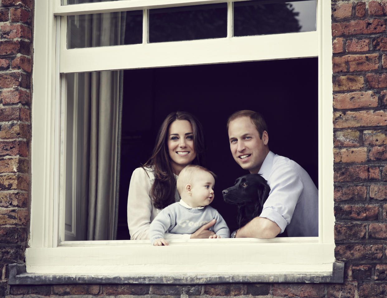 Prince George, Prince William, Kate Middleton March 2014