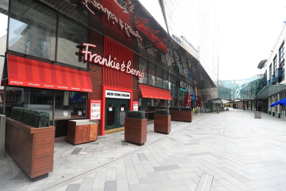 The Restaurant Group also owns Frankie & Benny’s (Mike Egerton/PA) (PA Archive)