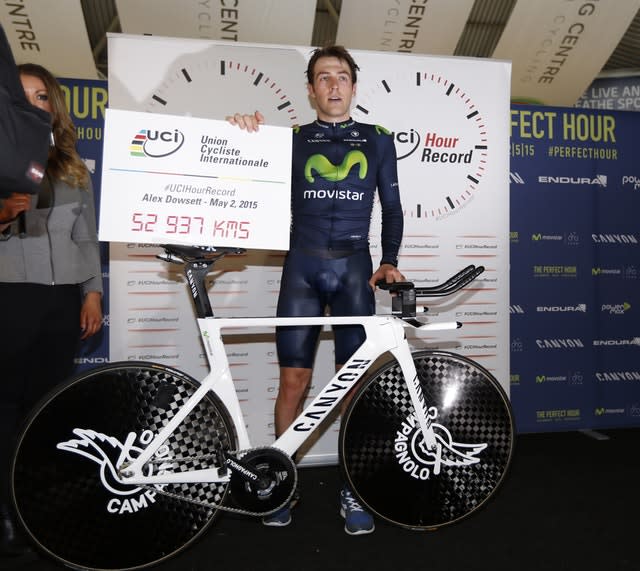 Cycling – Alex Dowsett 1 hour World Record Attempt – National Cycling Centre