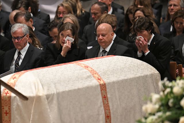 <p>Jim Watson-Pool/Getty</p> The family of late retired Supreme Court Justice Sandra Day O'Connor attend her funeral service at the National Cathedral on December 19, 2023 in Washington, DC.