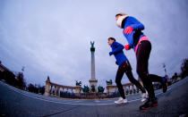 <p>In Budapest, <a rel="nofollow noopener" href="http://www.gorunningtours.com/index.php/city-budapest" target="_blank" data-ylk="slk:Go Running Tours;elm:context_link;itc:0;sec:content-canvas" class="link ">Go Running Tours</a> include the "Heroes Tour" (5 miles, about $45), which focuses on architectural sites like the Basilica, Vajdahunyad Castle, and Andrássy Street as well as the "Must-See Tour" (4.3 miles, about $45), which takes you to Buda Castle (where you'll mix things up and get in some "hill work"), across the Chain bridge, and then to the Parliament Building. One more interesting option: The "Shady Budapest" tour, takes runners where "tour buses do not dare to tread." (3.7 miles, about $45).</p>