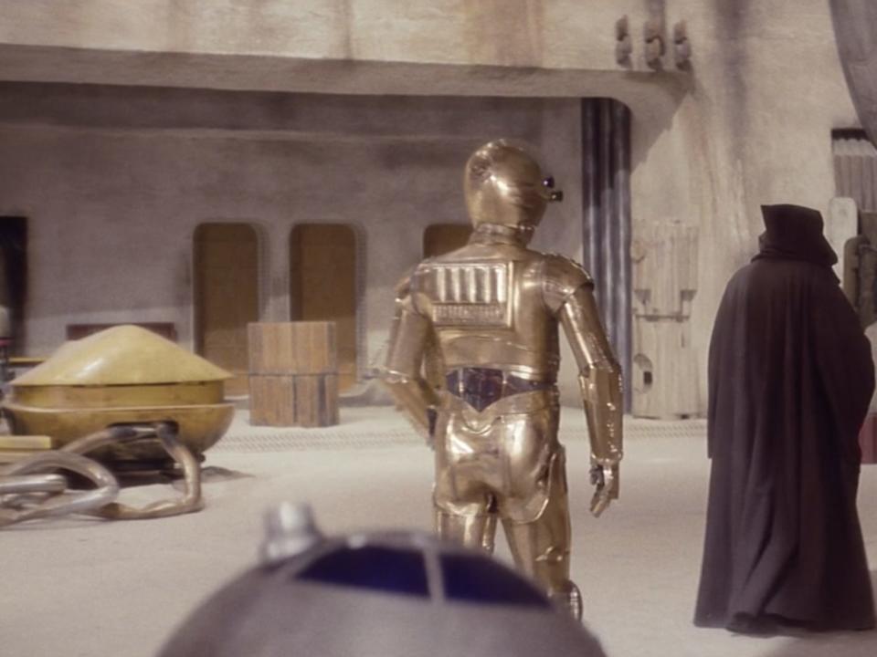 Yellow compressor C3P0 Star Wars A New Hope Disney 