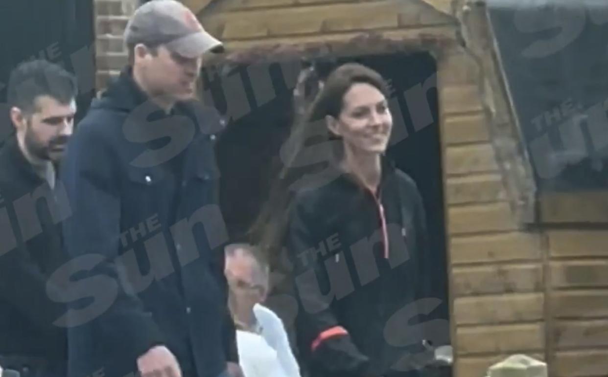 The Prince and Princess of Wales were pictured at a farm shop near their home in Windsor