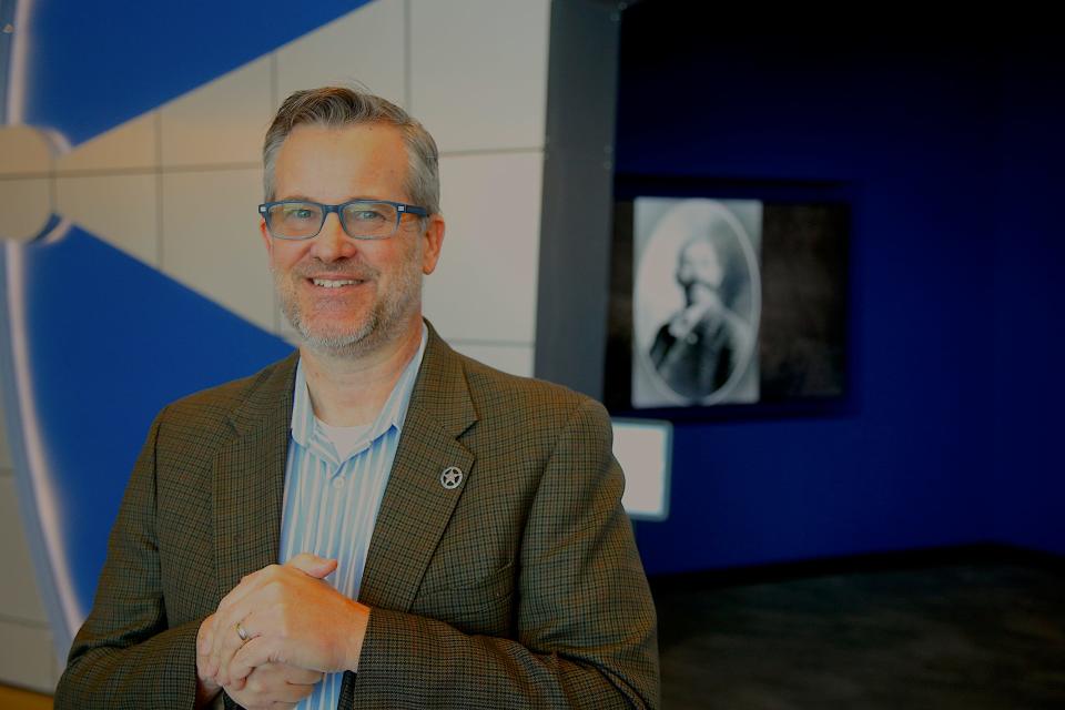 Dave Kennedy, curator at the U.S. Marshals Museum in Fort Smith, Arkansas.