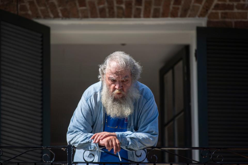 Cliff Ocheltree, who lives in the French Quarter,  was in New Orleans during Hurricane Katrina and is much more prepared for extreme weather events.