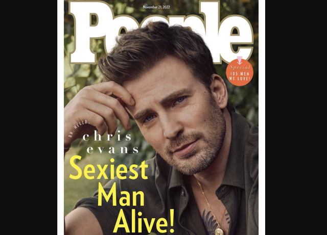 Chris Evans is 2022's Sexiest Man Alive - National