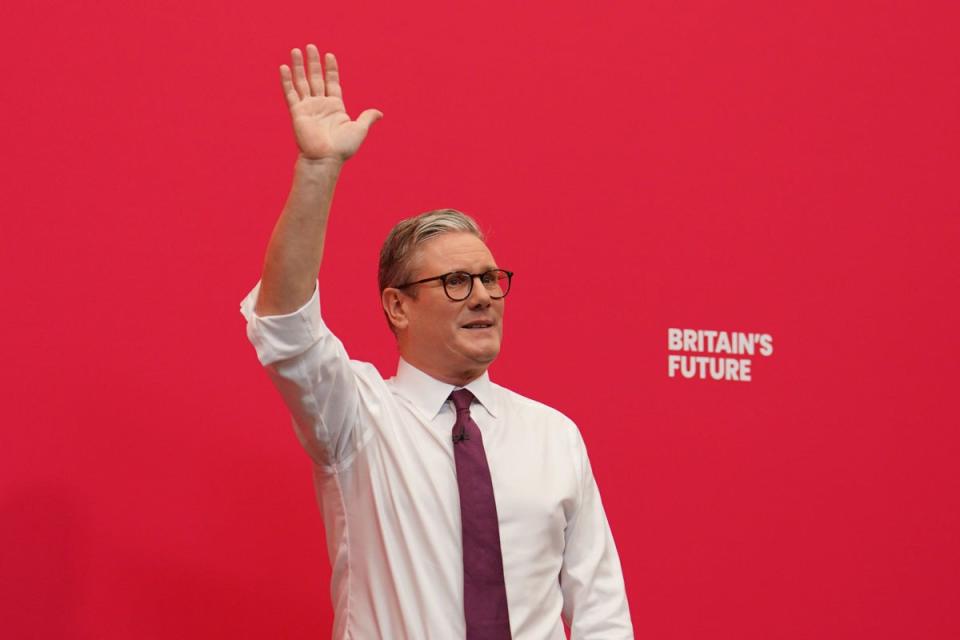 The Labour leader has called for the government to publish their legal advice on whether Israel is violating international humanitarian law (Jordan Pettitt/PA) (PA Wire)