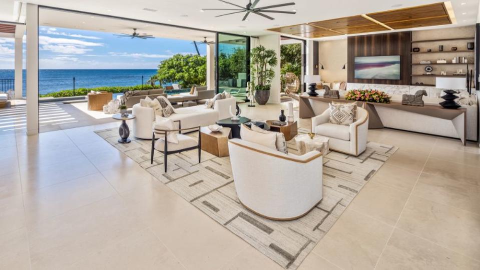 A four-bedroom mansion in Honolulu on Cromwell’s Beach just listed for $26.9 million