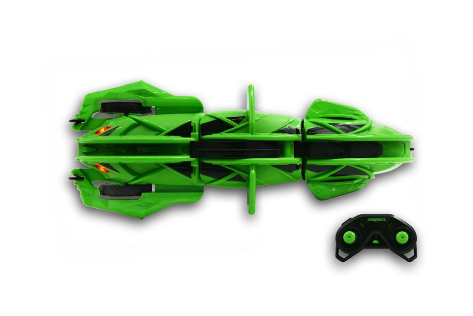 The Terra-Sect RC transforms from a futuristic-looking car into a rolling ball, below. (Photo: Walmart)