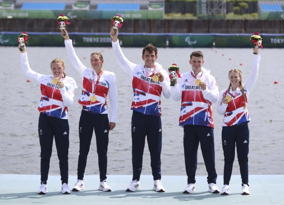 The rowers won gold in Tokyo (ParalympicsGB/PA) (PA Media)