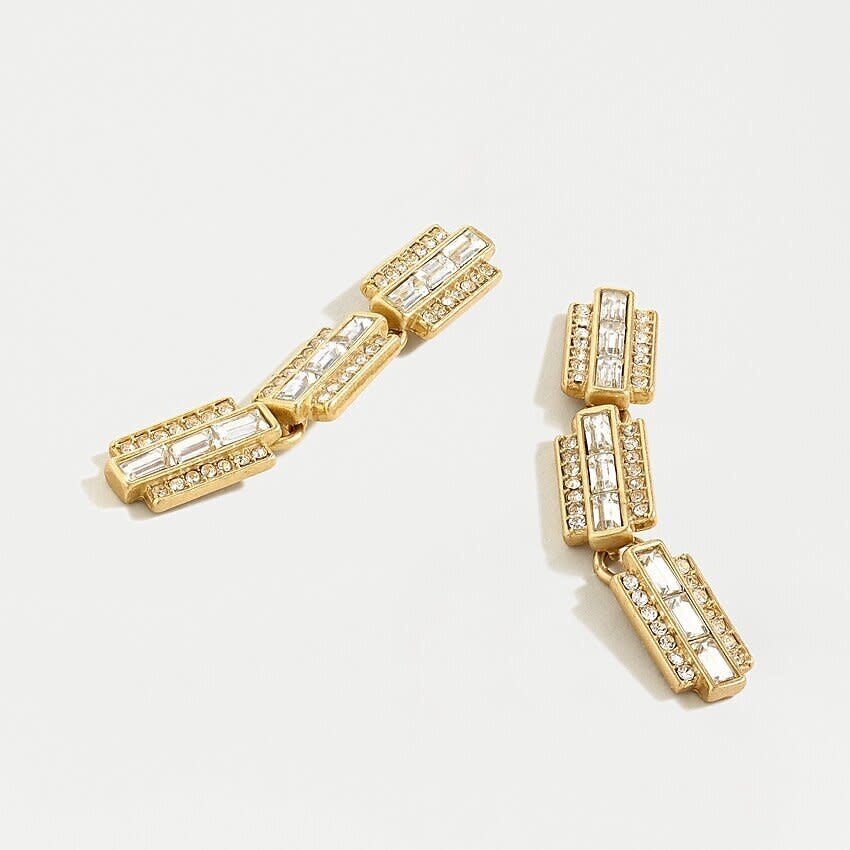 For the friend who loves to a little drama in their wardrobe, these <a href="https://fave.co/2qJbob4" target="_blank" rel="noopener noreferrer">deco drop earrings</a> can ring in 2020.