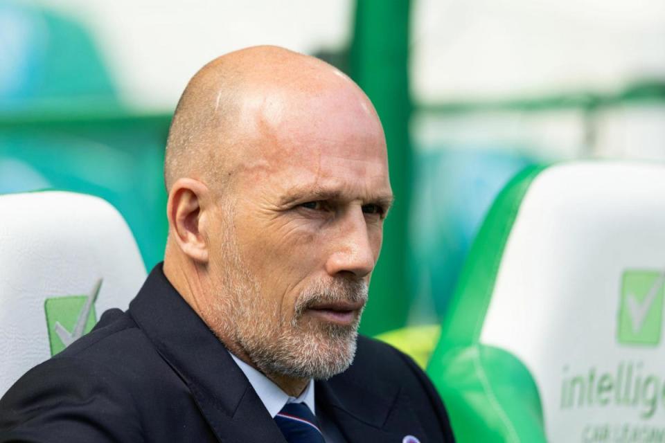 Rangers manager Philippe CLement in the dugout at Celtic Park <i>(Image: SNS)</i>