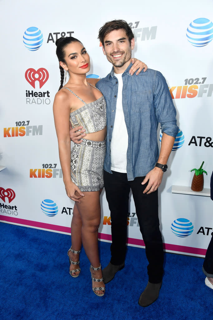 Ashley Iaconetti and Jared Haibon attend iHeartRadio’s KIIS FM Wango Tango on June 2 in L.A. (Photo: Frazer Harrison/Getty Images)