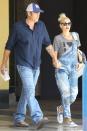 Every step she takes, he'll be watching her. No, literally. <a href="https://people.com/style/gwen-stefani-wears-blake-shelton-vans/" rel="nofollow noopener" target="_blank" data-ylk="slk:Gwen Stefani has Vans;elm:context_link;itc:0;sec:content-canvas" class="link ">Gwen Stefani has Vans</a> with a portrait of Blake Shelton on them. 