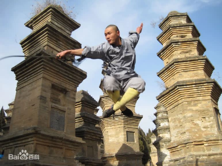 陳天恒曾在少林寺苦練，習得一身好功夫！（圖／翻攝自百度百科）