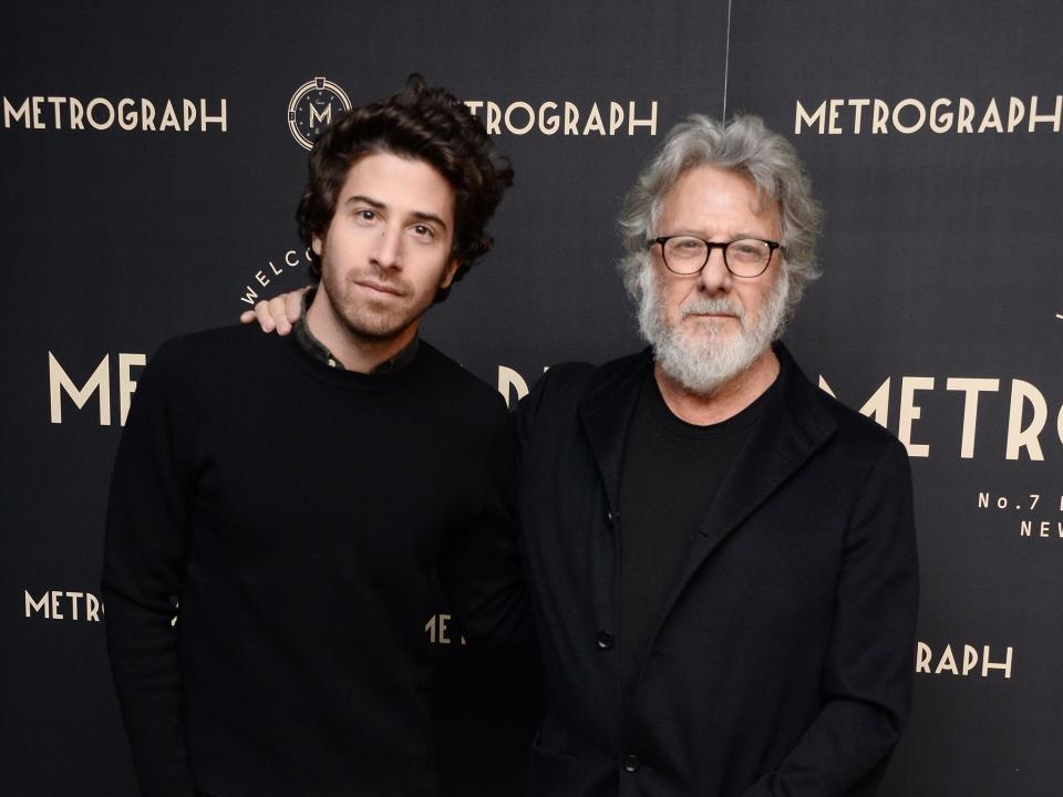 dustin hoffman and jake hoffman in 2016