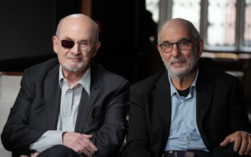Salman Rushdie and Alan Yentob