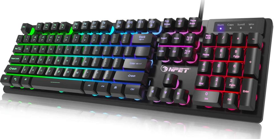 LED gaming keyboard from NPET